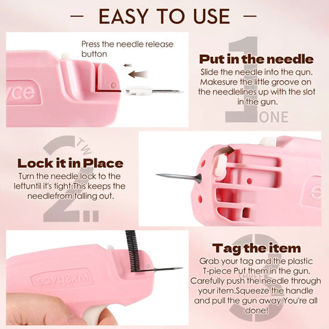 Clothing Hemming Tool That Feels Like A Pro Handheld Stitch Gun Quick Fixer For Pants Skirts Dresses And Sleeves No Sew Needed Tagging Gun Style close-up