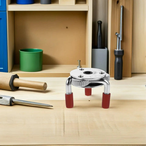 Heavy Duty Smoke Transducer Removal Tool With Detachable Head Gripper For Hassle Free Sensor Swapping And Quick Maintenance Hella Compatible With Most Fire Alarm Controllers Dead Simple To Install on a workbench.
