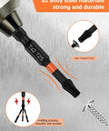 Magnetic T25 Torx drill bits for impact drivers; S2 steel construction; 10-pack.