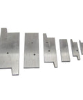 Six Piece Steel Parallel Set From 3/8 Inch To 2-1/4 Inch, Hardened To.0002 Inch, Precision Ground Tool Steel With Plastic Case, Pro Grade Parallels For Machining And Accurate Spacing.