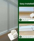 Installation steps for Vinyl Shutter End Caps For Plantation Shutters Replacement Kit, Tilt Bar End Caps shown with blinds