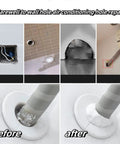 Tough As Nails Waterproof Sealant Clay For Quick Fix Wall And Drain Patching White Two Pack used for air conditioning hole repair.