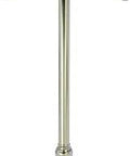 Solid Brass Vanity Top Two Towel Rings And Guest Towel Holder In Polished Nickel Heavy Duty No Tip Base Felt Pad Prevents Scratches Lifetime Designer Finish Elegant Bathroom Accessory