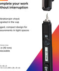 Moisture Pen With Integrated Flashlight, Pocket Portable 2 Pin Moisture Meter for Wood and Building Materials, rugged design