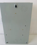 Back view of Rugged 240V Safety Switch 3PST 60 Amp AC Industrial Disconnect for quick emergency shutoff in gray metal casing.