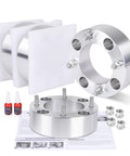 2 Inch 4x137 Wheel Spacers Set For UTVs And ATVs 4x137 Bolt Pattern 110mm Hub Bore 10x1.25 Studs 4 Pcs With Thread Lockers And Manuals