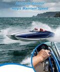 Speedboat on water highlighting use of 13 Foot Throttle Shift Remote Control Cables For Yamaha Suzuki Honda, accurate control
