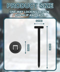 Heavy Duty Self-Locking Nylon Cable Tie Buckle Kit dimensions showing 3.54in length and 0.78in width