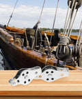 Stainless Steel Boat Pulley Wheel 2 Pack For Kayaks And Sailboats, Heavy Duty Load Bearing Gear With Smooth Operation