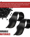 Universal 2 Piece Motorcycle Throttle Boosters And Cruise Control Add Ons For 7 8 Inch Handlebars made of durable nylon and rubber.