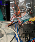 Oven Function Rotary Selector Switch With 11 Pins And 7 Positions Replacement Part Fits Cuisinart TOA 60 Air Fryer Beelicious Oven And Geek Chef FM9001E installed view