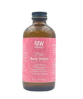 8 oz glass bottle of One Ingredient Pure Organic Rose Water Hydrosol Mist For Hydrating Facial Toner And Skincare For Face, Body, And Hair