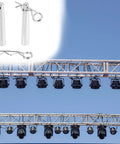 Conical Coupler Pins With R Clip For Stage Lights Truss System 30 Sets Carbon Steel shown over stage lighting truss setup