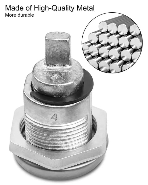 One Key For All Toolbox Locks 4 Pack Keys Alike 5 8 Inch Lock Cylinders Fit T Handle Tool Boxes And Truck Toolboxes Replacement close-up