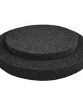 Top Shelf 6.5 Inch Speaker Foam Rings For Car Doors - black acoustic baffle spacer set for tight bass seal and soundproofing.