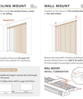Installation instructions for 99.99 Percent Blackout Vertical Blinds With Extendable Track, Privacy Curtain Panels, Denim Stitch Fabric.