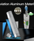 Two fiber optic visual fault locator pens, aviation aluminum body, FC/ST/SC/LC interface compatible