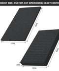 Dual Thickness Foam Insert Kit For Tool Drawers And Game Cases And Collectible Displays, 4 Piece Set With Two 16x12x2 Inch Foam Sheets