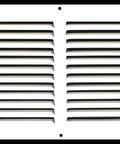 Sturdy Steel Return Air Grille for 24x6 Duct Opening White Vent Cover for Sidewall and Ceiling HVAC Cold Air Intake Grille