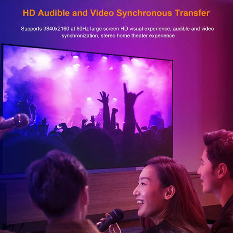 Hassle Free 4 Port KVM Switch With 4K 60Hz Video Sharing And Dual Computer Control displaying a live concert on a large screen.