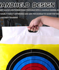Weatherproof Archery Target Bag Replacement Cover For Outdoor Range And Backyard Shooting Practice Fill It Yourself Easy To Use Field Point Target No Filling Material Included Sized 19.7 By 19.7 By 7.9 Inches with handle