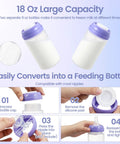 Reliable Portable Breath Milk Cooler Tote With Hella Tough Chiller Cores And Smooth Leak Resistant Closure For Nursing Moms On Commutes Or Easy Road Trips with 18 oz dual bottle setup.