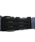 8 Inch Archery Arm Guard With Ventilated Design And 3 Strap Buckles For Quick Secure Fit Durable One Size Fits All Black on forearm