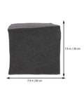4 Piece Low Frequency Acoustic Absorption Blocks Polyurethane Wall Sound Dampener Noise Control Blocks for Recording Studio, 7.9 in size