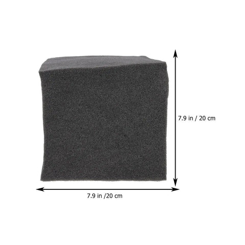4 Piece Low Frequency Acoustic Absorption Blocks Polyurethane Wall Sound Dampener Noise Control Blocks for Recording Studio, 7.9 in size
