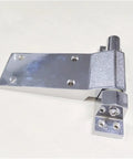 Heavy Duty Zinc Alloy Pivot Hinge For Cold Storage Doors Silent Damping Mechanism Rust Resistant cabinet hardware from side angle.