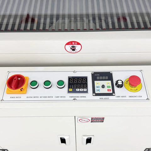 Control panel of WYDDDARY 220V 3Phase Industrial Heat Shrink Wrap Machine With 13kw Power and Variable Speed Control.