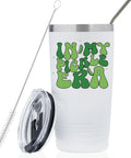 Dope Pickle Lover Travel Tumbler With Secure Spill Proof Lid 20 Oz Double Walled Stainless Steel Thermal Insulated Cup with straw.