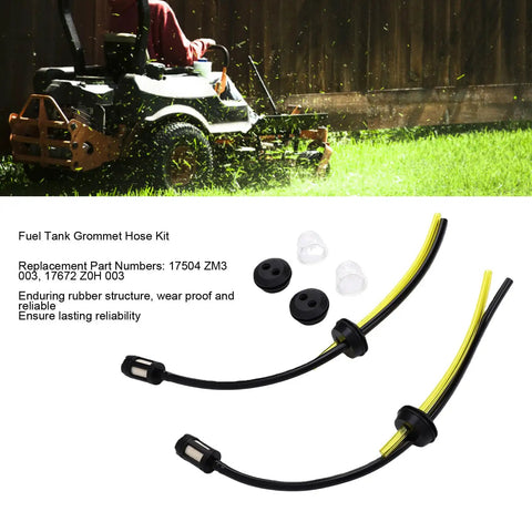 Top Quality Fuel Tank Grommet Hose Kit That Fits GX31 GX35 GX25 Engines Perfectly With Primer Bulb And Filter For Smooth Starts And No Leaks, fuel hose kit with filter and grommets