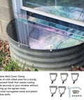 Top Notch Window Well Cover Spring Clamps Made From Heavy Duty Cold Rolled Steel With Zinc Plating For Secure And Easy Installation Of Emergency Egress Hardware Kit Featuring All Necessary Accessories For Home Safety, installed on window well