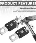 Top Shelf 300 Amp Mega Fuse Bolt On Kit For Cars Trucks And Rv With Instant Short Circuit Breaker showing durable copper alloy fuses.