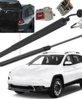 Heavy Duty Electric Tailgate Gas Struts For Jeep Cherokee 2015 2016 2017 2018 2019, showcased with vehicle and components.