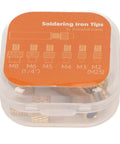 Heat Soldering Iron Tips Set For 3D Printing, 936 Universal Insert Tips M2, M2.5, M3, M4, M5, M6, M8 in storage box