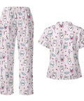 Cute Rabbit Pediatric Scrubs Tops And Pants Set For Women With Plenty Of Pocket Space Soft Stretch Fabric And Breathable Comfort