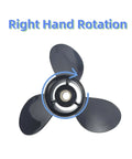 12 3/4 X 21 Pitch 3 Blade Aluminum Outboard Boat Propeller With Hub Kit 15 Spline Replacement For Mercury 40 To 140 HP