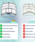 Comparison of dryer lint filter replacement for LG and Kenmore dryers versus inferior alternatives, highlighting durability and ease of installation.