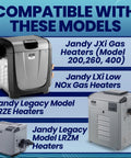 Image showing compatibility of Pool And Spa Temperature Sensor Replacement For R0456500 Pro Grade Quality with Jandy and Zodiac models.