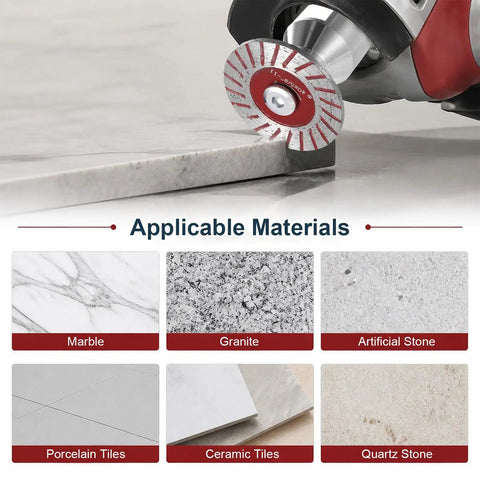 40mm Diamond Saw Blades And Sanding Disc Kit For Stone Tile Granite Marble Ceramic PVC Engraving Cutting Cutter Set on marble and granite