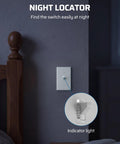 Smooth Operating Digital Toggle Dimmer Switch Single Pole Or Three Way Rock Solid Wall Panel with night locator feature.