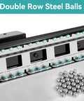 Close-up of Beefy Undermount Drawer Slides 260 Lb Load Capacity 16 Inch 1 Pair Full Extension Ball Bearing Concealed Bottom Mount