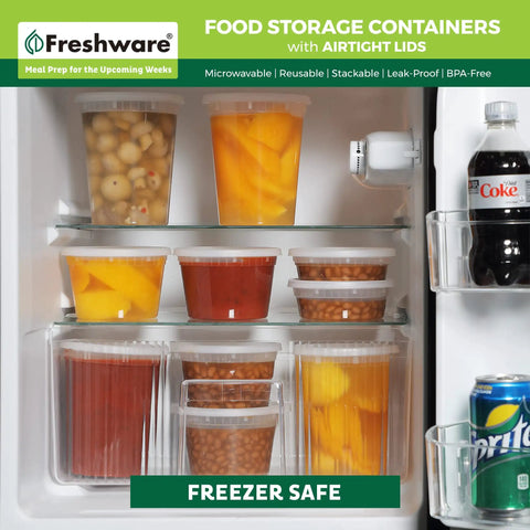 Keep Meals Fresh All Week With These Heavy Duty Plastic Deli Containers Featuring Tight Sealing Lids That Actually Stack Straight Up Microwave And Freezer Safe Bpa Free Clear Design Makes Meal Prep A Total Fire Win For Your Busy 48 Pack Kitchen Setup