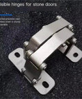 Heavy Duty Hidden Thick Door Hinges Roll Slick And Quiet On All Frames Built Solid To Take Daily Abuse On Interior And Exterior Doors Without That Annoying Squeak For Peaceful Long Term Use, stainless steel hinge for stone doors.