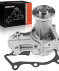 Engine Water Pump Replaces Mitsubishi Mirage 1997 2002 1.5L L4 with aluminum housing and gasket for effective coolant flow.
