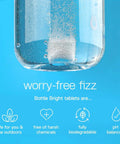 Cleaning Tablets For Stainless Steel Water Bottles And Tumblers Pack Of 12 dissolving in water, eco-friendly, safe for bottles