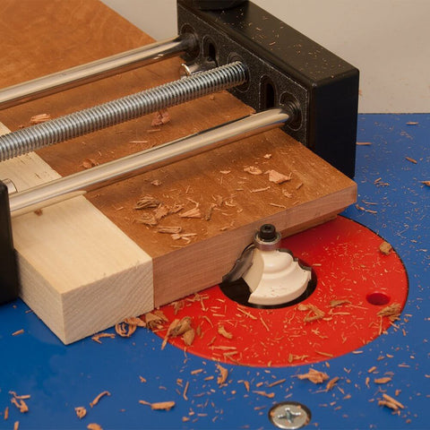 Small Stock Holder for Router Tables That Secures Tiny Wood Pieces and Lets You Feed Wood Safely Keeping Fingers Clear