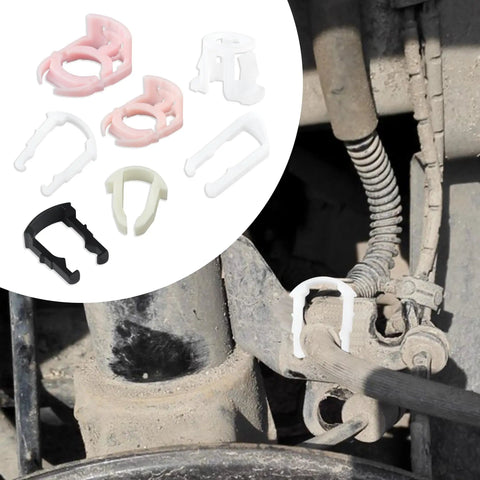 70 Piece Nylon Fuel Line Clips Kit With 7 Sizes Replacement 3 8 Inch And 5 16 Inch Fuel Line Clamps Durable Hose Retainers